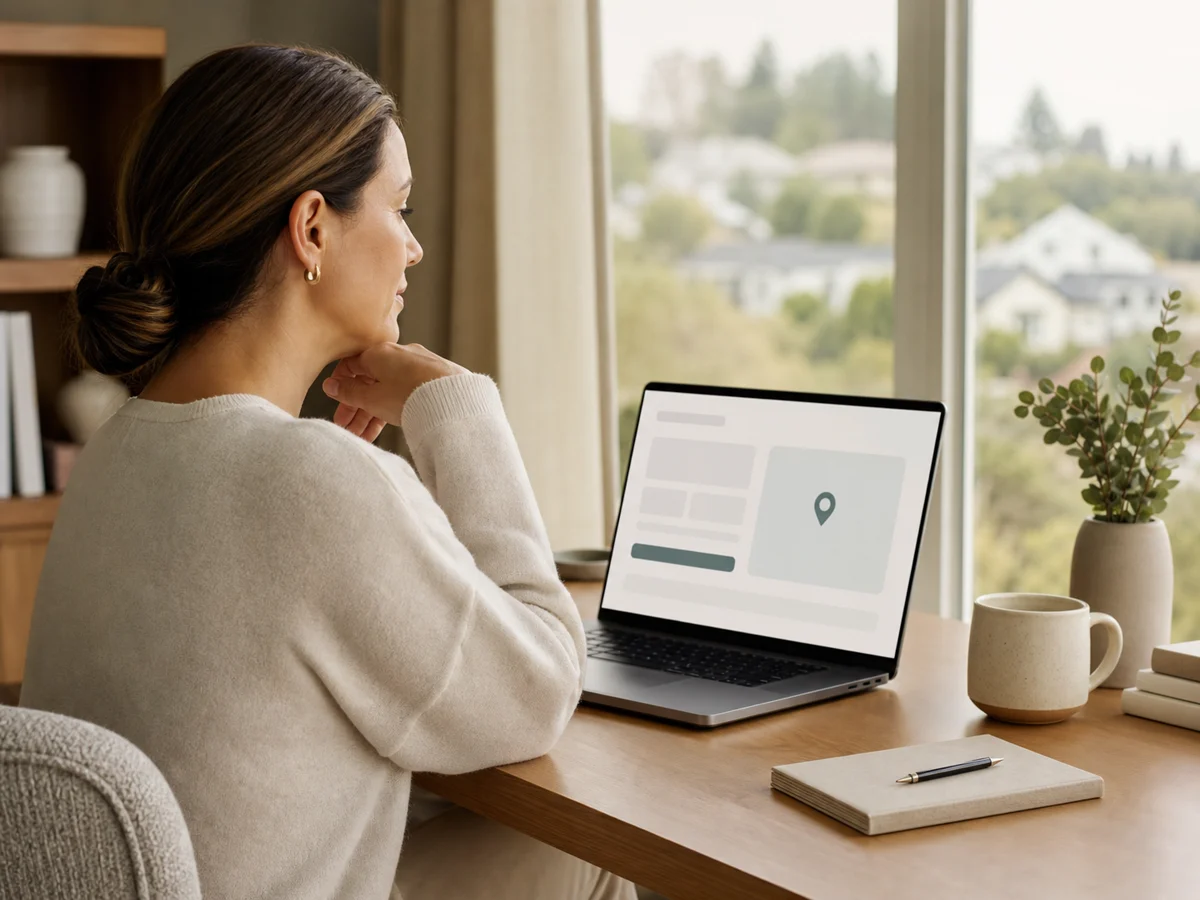 Patient checking treatment availability from home
