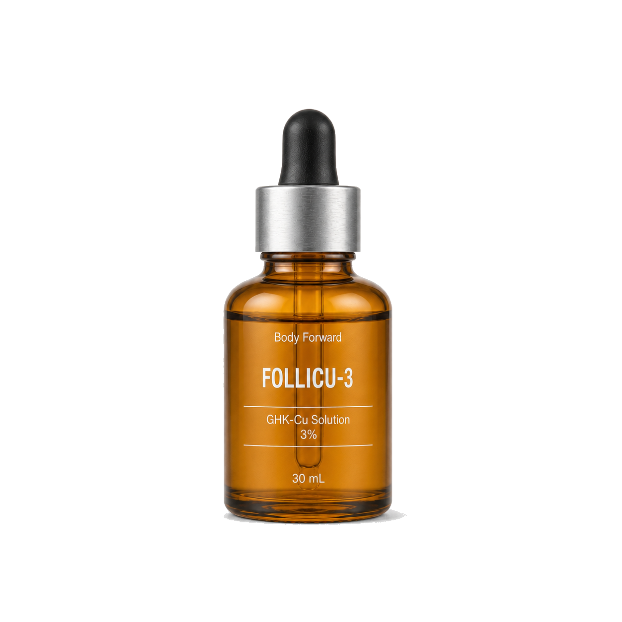 FolliCu-3 GHK-Cu scalp solution dropper bottle